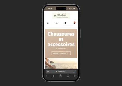Création site e-commerce libelluleshop